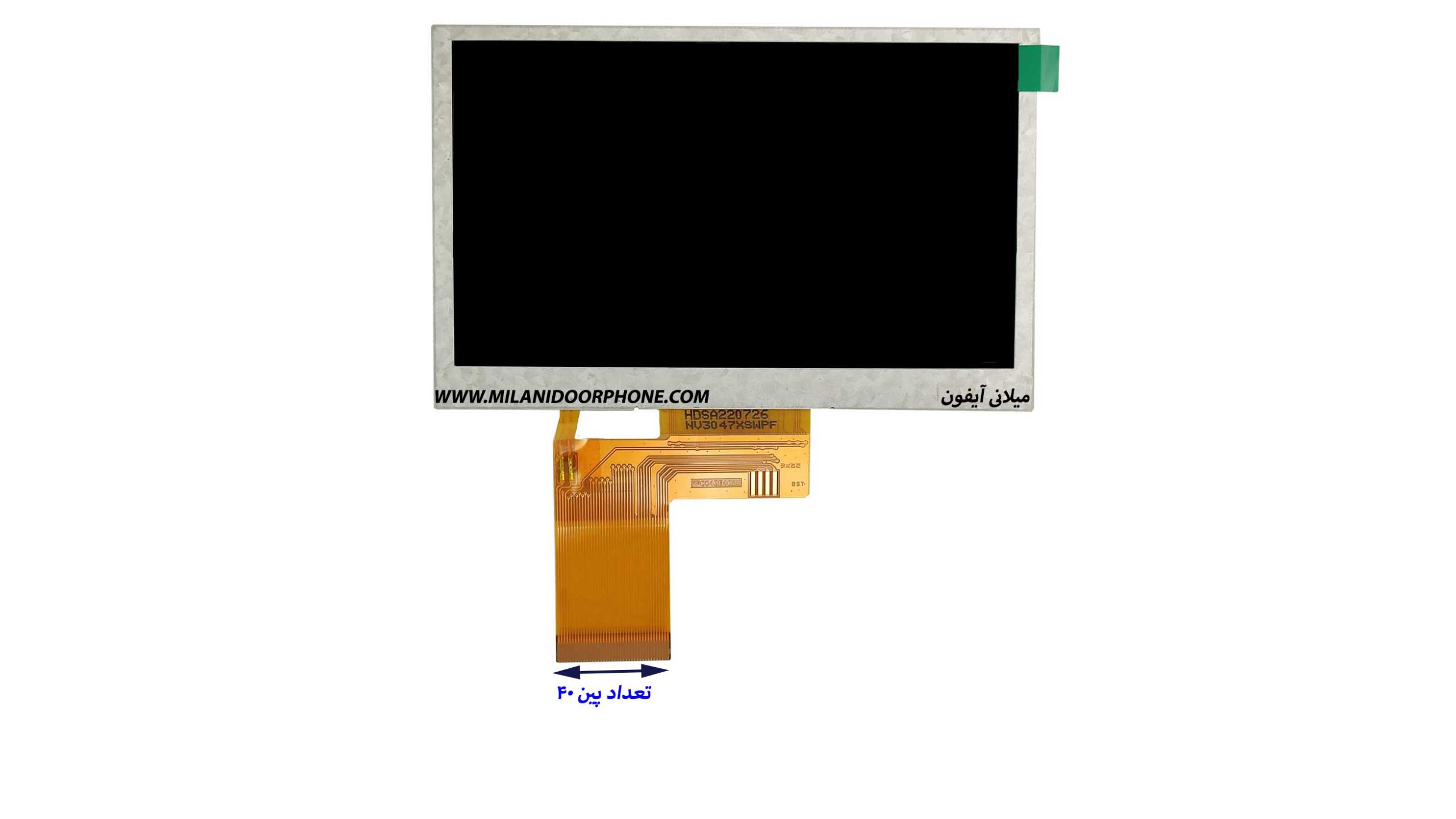 ال سی دی 4.3 اینچ (40 پین) | LCD 4.3 inches (40 pins) 