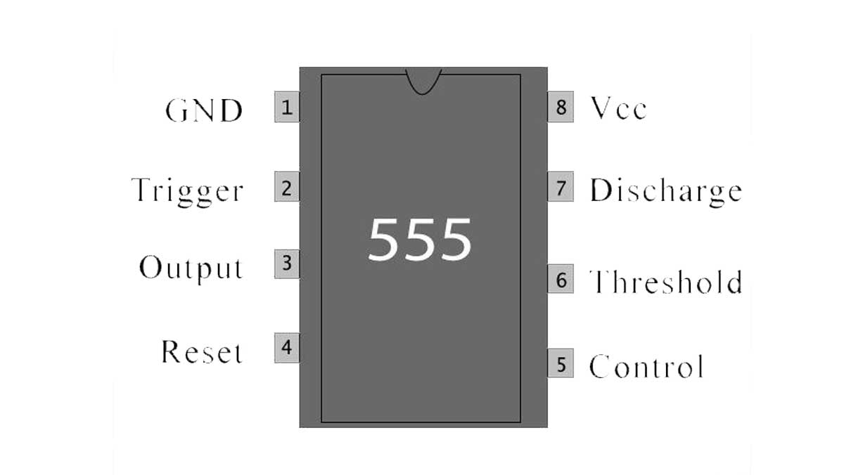 آی سی NE555 DIP | IC NE555 DIP