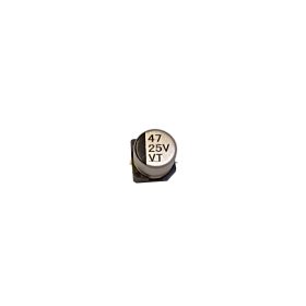 خازن الکترولیت 47U 25V SMD(محصول در پک 20 عددی می باشد)