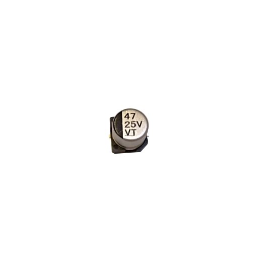 خازن الکترولیت 47U 25V SMD | 47U 25V SMD Electrolytic Capacitor