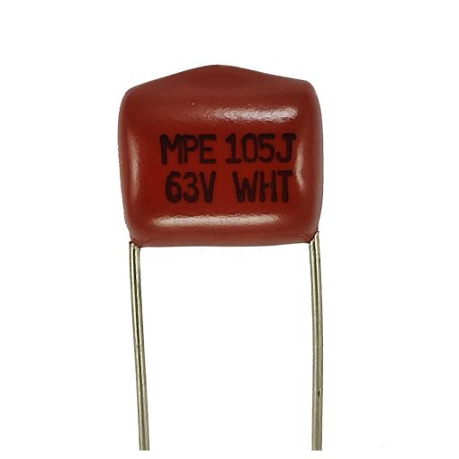 خازن پلی استر 1 میکرو فاراد 63 ولت | Polyester capacitor 1 microfarad 63 volts