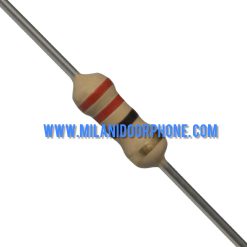 مقاومت 22 اهم 1/4 وات 5 درصد | Resistance 22 ohms 1/4 watt 5%
