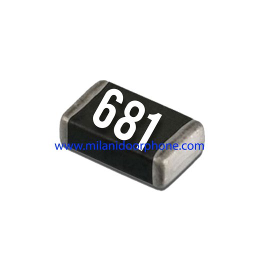 مقاومت 680 اهم 0805 SMD | Resistor 680 Ohm 0805 SMD