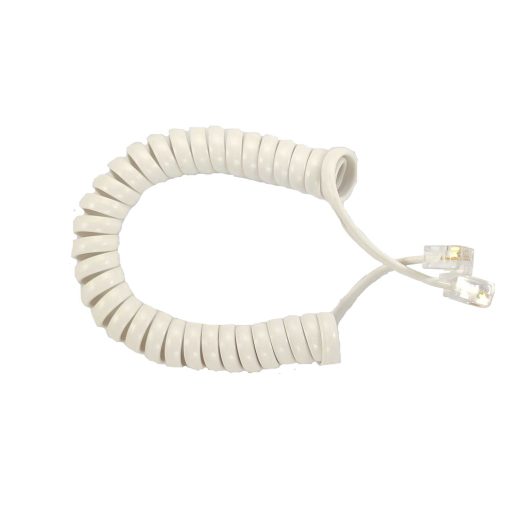 بند فنری آیفون تصویری (دو سر سوکت سفید ) | Image iPhone spring strap (two white socket heads)
